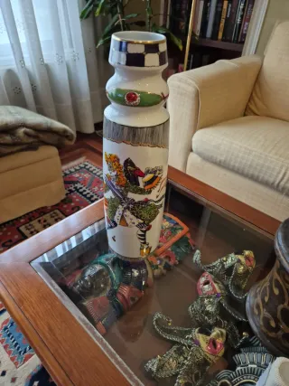 Florero Porcelana Vista Alegre Multicolor