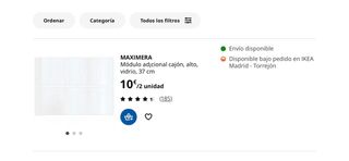 Cristalli per Cassetti IKEA 37cm Fondo