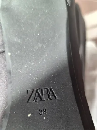 Tacones Zara Talla 38 Negros