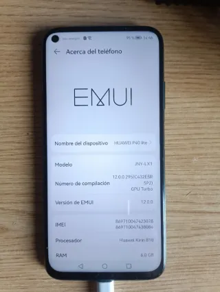 Huawei P40 lite 6 GB y  128GB Verde Oscuro