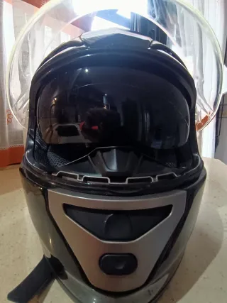 Casco Moto LS2 FF375 Combat Negro