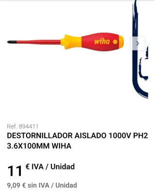 Destornillador Wiha PH2 100mm
