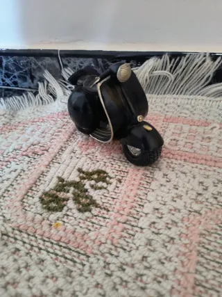 Moto Vespa Nera Decorativa