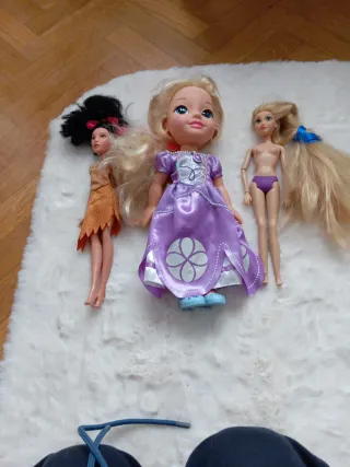 Tre bambole Disney varie