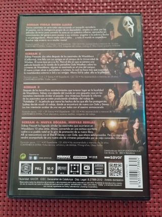 Confezione 4 Film Scream DVD