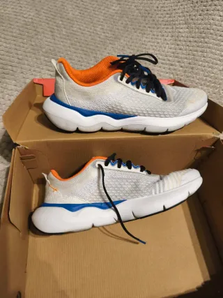 Zapatillas Decathlon Blancas Naranja