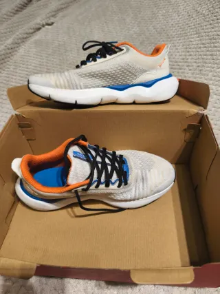 Zapatillas Decathlon Blancas Naranja