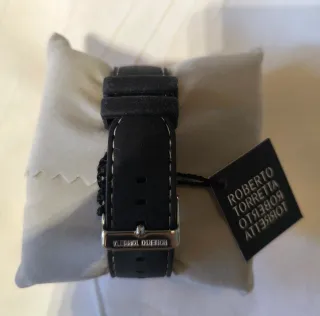 Reloj Roberto Torreta Hombre Negro/Plata