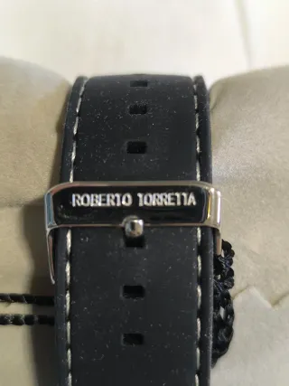 Reloj Roberto Torreta Hombre Negro/Plata