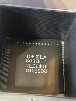 Reloj Roberto Torreta Hombre Negro/Plata