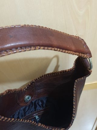 Bolso de piel vintage