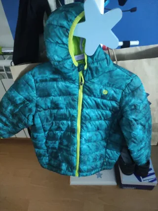 Abrigo niño Mountain estampado unisex