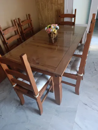 Conjunto Muebles Madera Pino Maciza