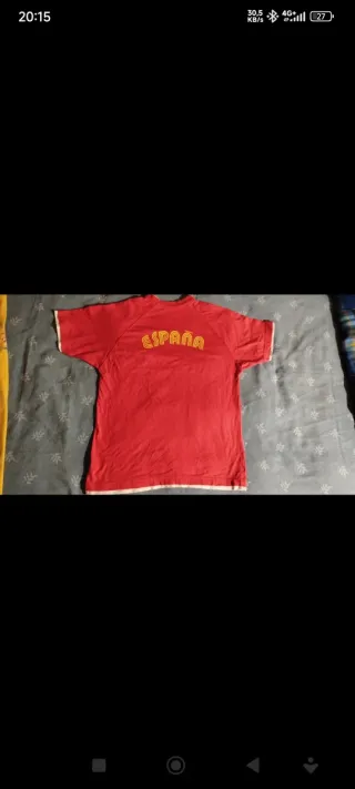 2 Camisetas Selección Española Fútbol Talla L