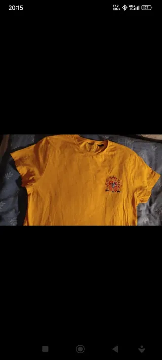 2 Camisetas Selección Española Fútbol Talla L