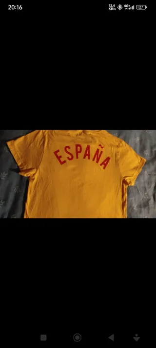 2 Camisetas Selección Española Fútbol Talla L