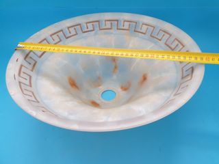 Ricambio lampadario vetro decorato