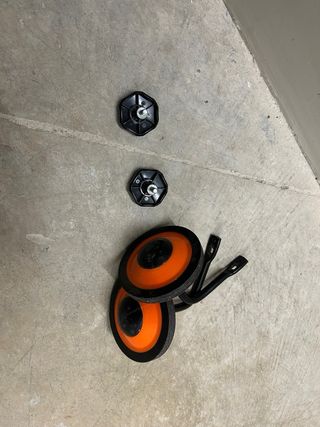 Bicicleta infantil naranja Decathlon