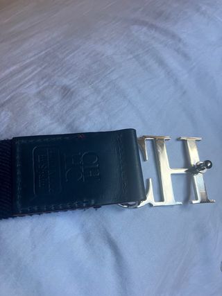 Cinturón Carolina Herrera CH Azul/Rojo