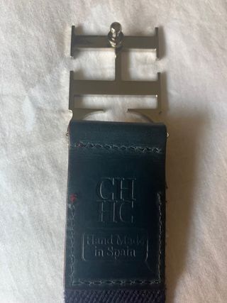 Cinturón Carolina Herrera CH Azul/Rojo