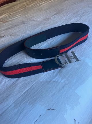 Cinturón Carolina Herrera CH Azul/Rojo