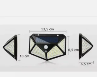 4 Faretti Solari LED Esterni risparmio energetico