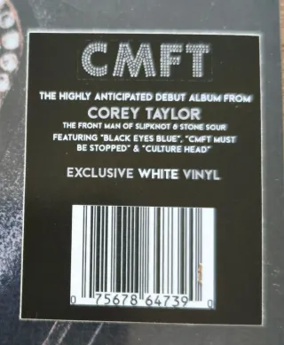 Corey Taylor CMFT Vinilo Blanco Debut Slipknot