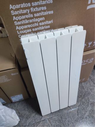 Radiador de aluminio blanco