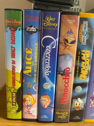 Lotto 15 VHS Disney Classici