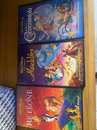 Lotto 15 VHS Disney Classici