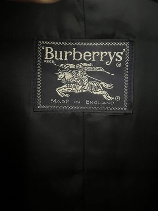 Abrigo Burberry Azul Marino