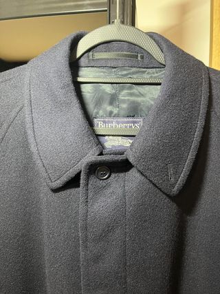 Abrigo Burberry Azul Marino