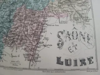 Mapa Francia Provincias Pre-1870