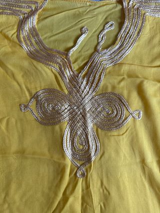 Disfraz o vestido marruecos amarillo Talla XXL