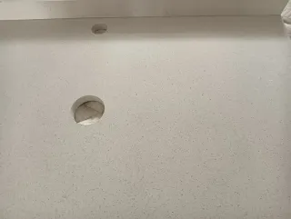 Encimera de piedra para mueble de baño