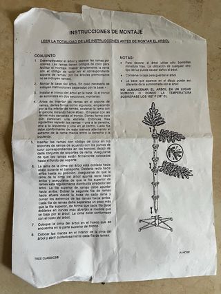 Árbol de Navidad 120cm