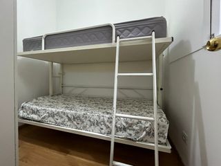 Litera Plegable Blanca Ahorra Espacio