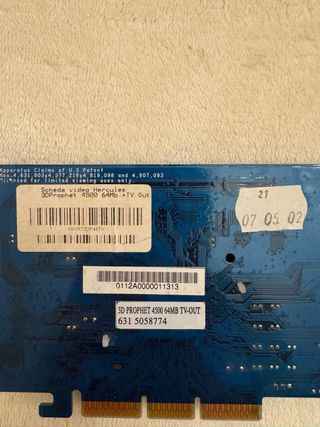 Scheda video – Hercules 3DProphet 4500 – Computer