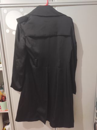 Trench Mango Negro Talla S