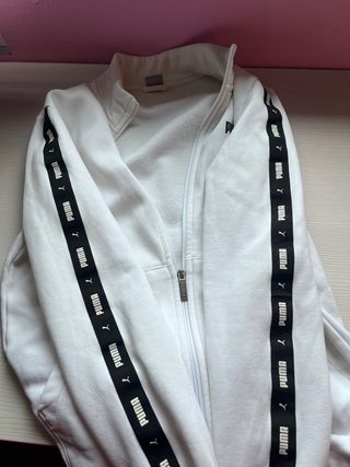 Conjunto chándal Puma blanco original
