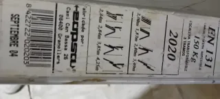 Escalera extensible 3 tramos