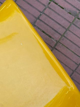 Silla Panton Amarilla Diseño Moderno