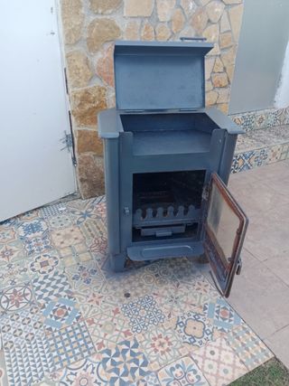 Chimenea de leña hierro fundido