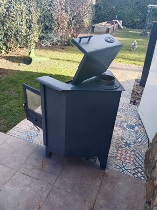 Chimenea de leña hierro fundido