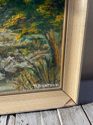 Cuadro al óleo antiguo