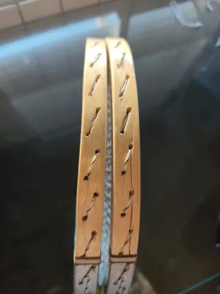 2 racchette da tennis in legno