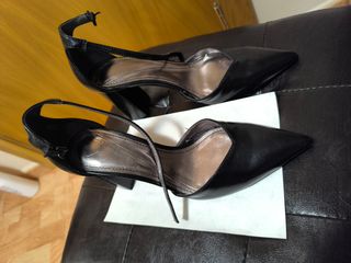 Zapatos Bershka Talla 37 Tacón Ancho