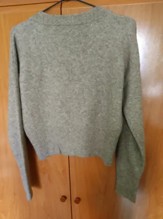 Chaqueta punto Zara cruzada botones