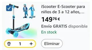 Patinete Eléctrico Infantil