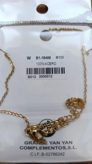 Conjunto Collar y Pendientes Estrella Acero